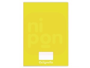 Caderno Caligrafia Vertical 48 Folhas Amarelo - Tamoio