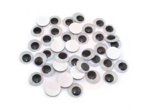 Olho Móvel 12mm – Pacote com 20 Unidades