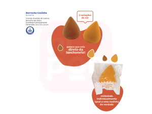 Borracha Fantasia Coxinha